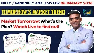 Nifty Live Analysis for 06 January 2026 | Market Tomorrow: What&rsquo;s the Plan? Watch Live to find out!