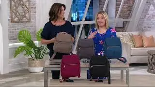 Travelon Anti Theft Signature Slim Backpack on QVC