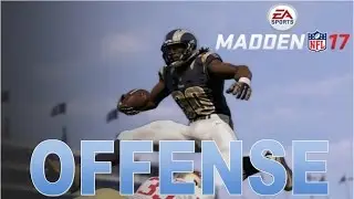 MADDEN 17 OFFENSE  BEST RUNNING PLAYS PART 1 OF 3