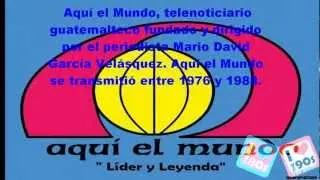 Noticiero Aqui El Mundo 80s