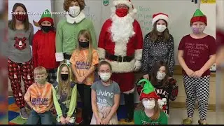 Coronado Elementary School principal dresses as 'Buddy' the elf for students