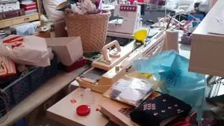 Messy craft room / creative space