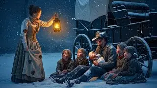 Cowboy's Family Trapped in a Blizzard and Starving &mdash; A Mysterious Woman Appeared Out of Nowhere