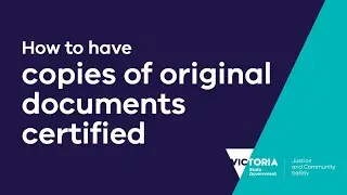 How to have copies of original documents certified