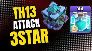 TH 13 Attack Strategy In COC Ranked| #MR GEO