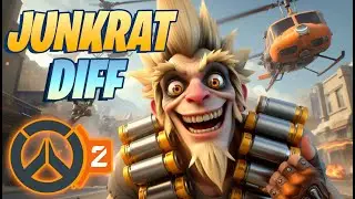 OverWatch 2 New Junkrat Buffs Season 17 : Full Gameplay With New Anti Heal on Trap