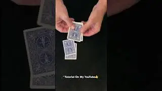 Magic Card Trick Tutorial - Color Changing Aces #magic #tutorial #shorts