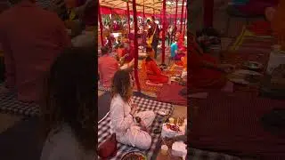 Foreign Devotees Join Ancient Indian Ritual at Mahakumbh