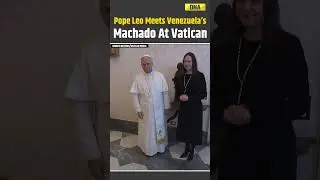 Pope Leo Meets Venezuelan Opposition Leader Maria Corina Machado At Vatican #shorts