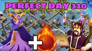 BEST STRATEGY FOR LEGEND LEAGUE PERFECT DAY 320( SUPER WITCH FIRE 🔥 BALL ) AUGUST 2025