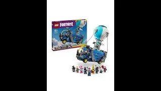 Lets Build LEGO Fortnite Battle Bus vs. Fortnite with relaxing facts