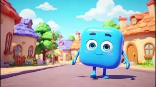 . &ldquo;Circle & Square Song 🌈 Shapes Around Town | Kids Learning Cartoon