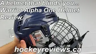 A Helmet that Blinds You? Warrior Alpha One Hockey Helmet Review