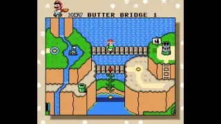 Super Mario World SNES Playthrough Cheese Bridge and Butter Bridge Part 4 of 9 (ALL Secret Exits)