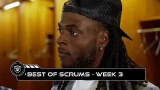 Davante Adams, Darren Waller and Maxx Crosby Postgame Media Availability | Week 3 vs. Titans | NFL