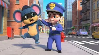 Clever Trap for the Mouse Thief 🐭🚓 | Fun Rescue Adventure Kids Story | 3D Cartoon for Toddlers