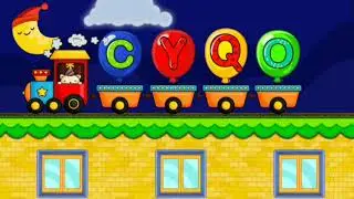 ABCD | Learn abc alphabet with balloons | Train balloons | Kids videos | Phonics song @mithistudy