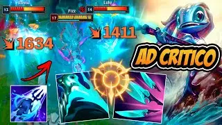 TESTEI FIZZ AD COM CR&Iacute;TICO E FICOU MUITO FORTE !! - LEAGUE OF LEGENDS