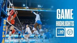 Ohio State at UCLA | Highlights | Big Ten Volleyball | 09/29/2024