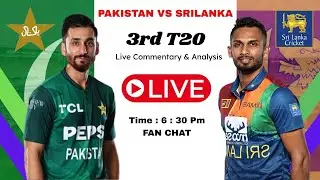 🔴 LIVE | Pak vs Sri lanka Live Match | 3rd T20I | Live Score