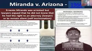 Review Landmark Cases