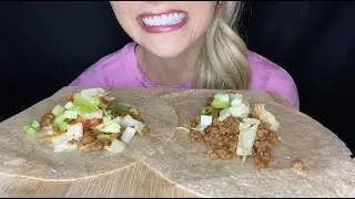 ASMR TACOS *HOMEMADE*, CREAM SODA (eating sounds) | kakes-ASMR
