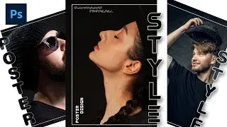 Modern Poster Graphics DESIGN idea in Photoshop | Photoshop Tutorial