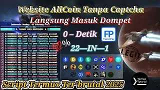 Script Nuyul - Multi Coin Via Apk Termux - Auto Bypass Icon Captcha Tanpa Apikey 💯% Instan Withdraw