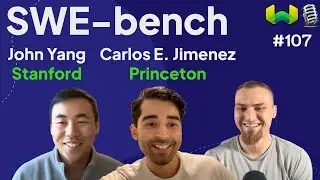 SWE-bench with John Yang and Carlos E. Jimenez - Weaviate Podcast #107!