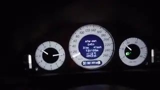 Mercedes E 320 CDI V6 0-100 W211 acceleration