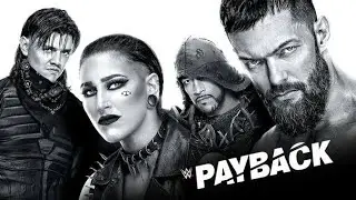 WWE PayBack 2023 official Match Card