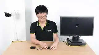 Connexion fibre optique pour cam&eacute;ra IP du point A au point B