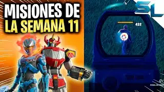 Como COMPLETAR TODAS las MISIONES DE LA SEMANA 11 en FORTNITE Temporada 4 Capitulo 6 Shock Explosivo