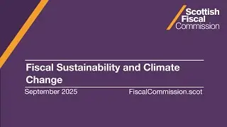 Fiscal Sustainability and Climate Change
