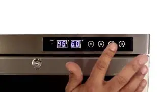 EdgeStar 34 Bottle Free Standing Dual Zone Wine Cooler- CWF340DZ