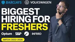 volkswag, Zensar New Recruitment Drive | Barclays, Optum, S&P Global Jobs | Register Now