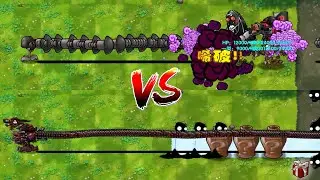 PvZ Fusion 3.2 - All Pea Plants With Rapid Fire Vs 4 Random Zombie Vase Breakers-P94-What team best?