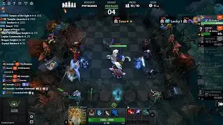 dota 2 AutoChess 6 Humans 6 Mages 3 Assassin Synergy | With Techies Warlock level 2