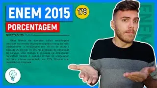 🛑179 Enem 2015 - PORCENTAGEM - Uma fábrica de sorvetes utiliza embalagens plásticas no formato