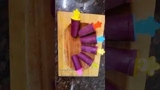 Healthy Jamun Popsicle | No Sugar, No Preservatives! #shorts #jamun #icecream