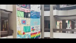 Powerful AIDS Memorial Quilt Display Honors Lives Lost