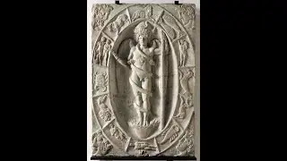 Il rilievo con il dio Aion/Phanes all'interno dello zodiaco