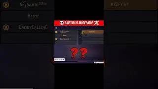 Raistar Vs Moderator ☠️