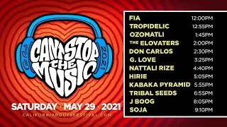 Cali Roots: Can't Stop The Music 2021 - Saturday, May 29, 2021