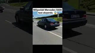 Mercedes W140 S600 &ccedil;ekimimiz sırasında az daha kaza oluyordu.