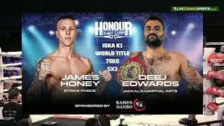 MAIN CARD - F18 - Deej Edwards vs James Honey
