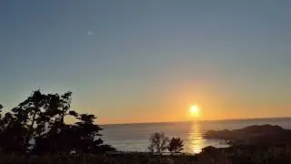Bright orange/red sunset!!