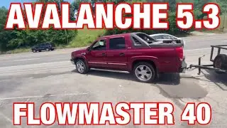 2005 Chevy Avalanche 5.3L V8 DUAL EXHAUST w FLOWMASTER 40 SERIES!