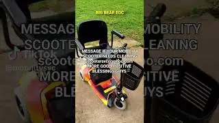 MOBILITY SCOOTER CLEANING