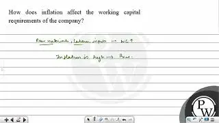 How does inflation affect the working capital requirements of the company?...
